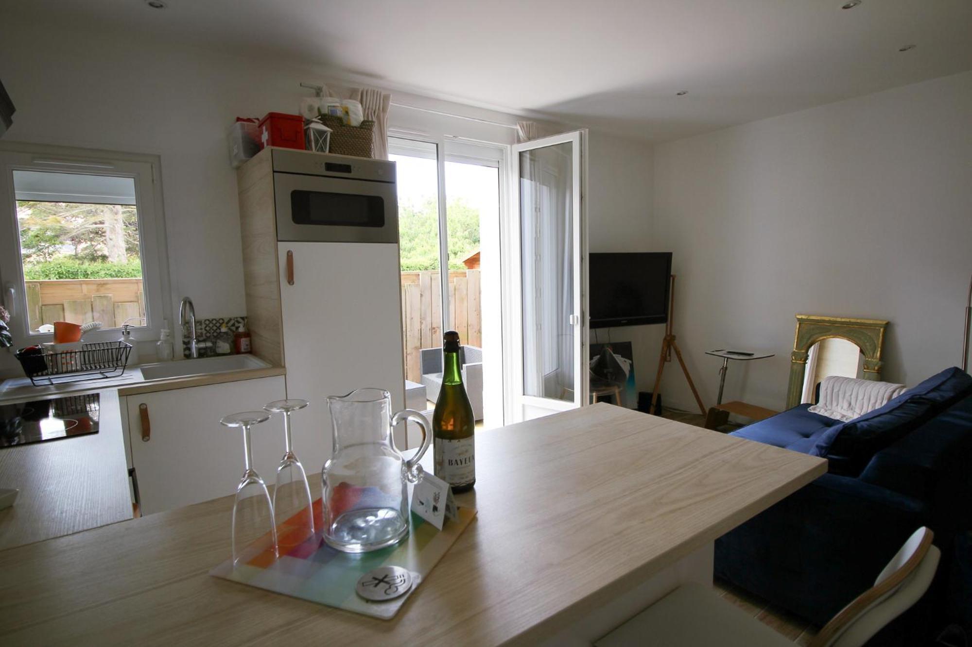 Appartement Avec Terrasse Privee, Plage A Pied Сен-Обен-сюр-Мер Екстериор снимка