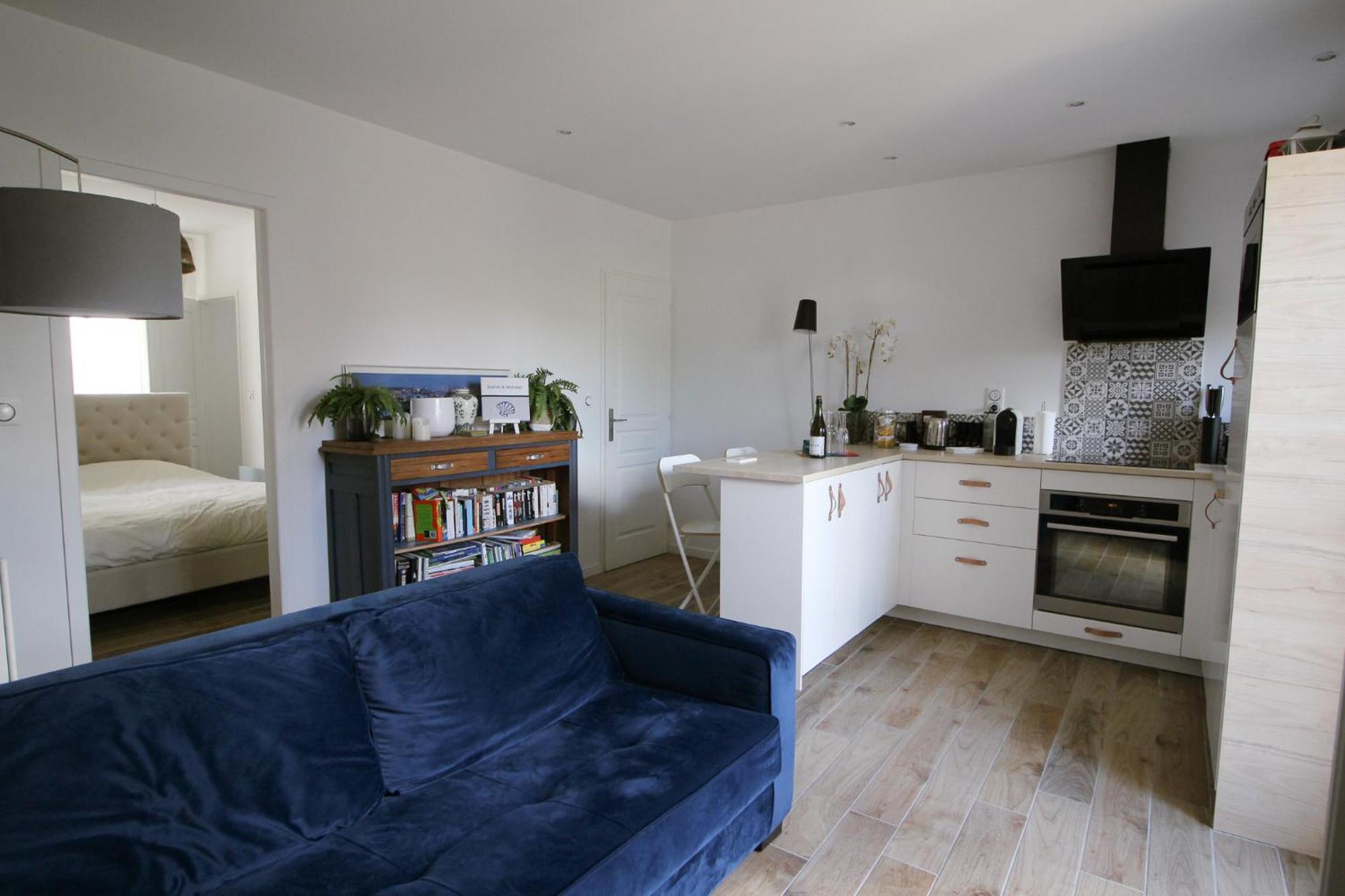 Appartement Avec Terrasse Privee, Plage A Pied Сен-Обен-сюр-Мер Екстериор снимка